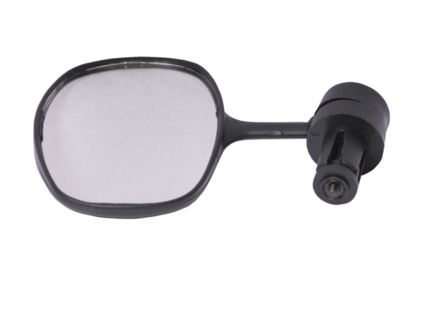 Зеркало овальное, панорамное, 6-647067, 50х90мм, 2 степ. своб., торц. крепление, черное