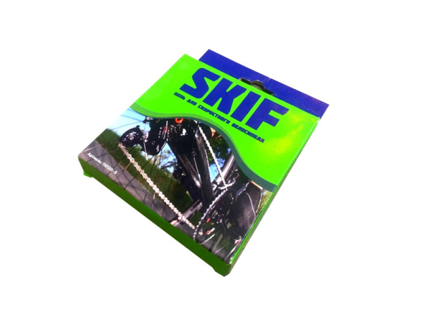 Цепь "СКИФ” 1-скоростная (1/2'' X 1/8'' X 112L) с замком (дорожная) улучшенного качества.