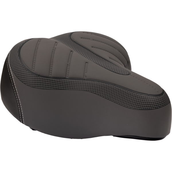 Седло SX-AZ-049 велосипедное мягкое широкое, 268*230,MM