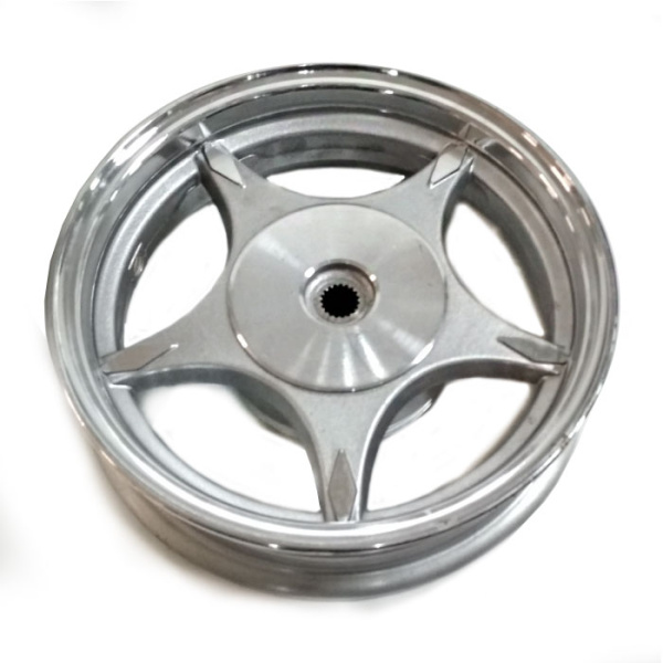 диск колеса задний 10" (алюм) скутер 2Т,Китай