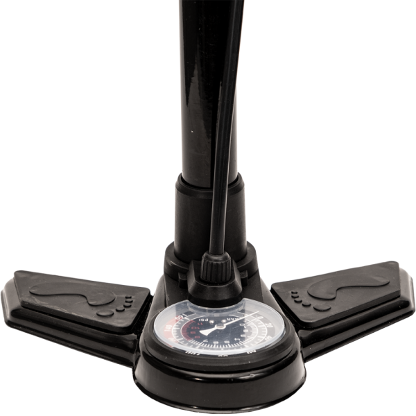 Насос ручной напольный стальной 32* 700 мм с манометром, арт. 32710