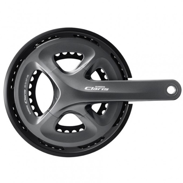 Шатуны Shimano Claris R2000, 50/34T, 175мм, интегр.вал, 8ск., с защит. EFCR2000EX04C							/5-0-1/