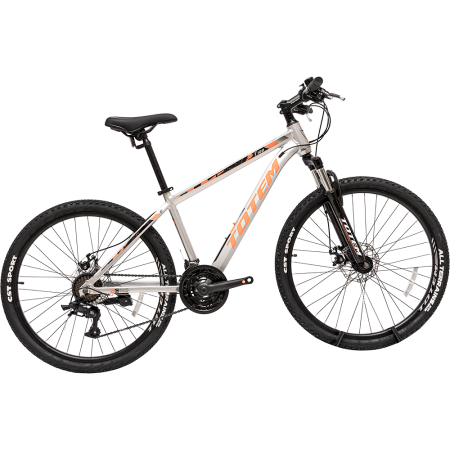 Велосипед TOTEM T100 26" D (26" 24ск рост 15.5") 2023 серебристый