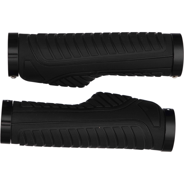 Ручки 00-170557 на руль H31 TwoSideLock 132мм эргономич. резинов. c 2 черн. фикс. противосколь. поверх. черные