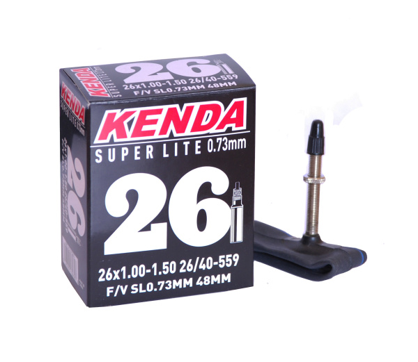 Камера 26 спорт 48мм 5-515205 (новый арт. 5-516336) "узкая" 1,00-1,50 (26/40-559) облегч SUPERLITE толщ. ст. 0,73мм KENDA