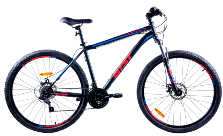 Велосипед AIST Quest Disc 29/29/17.5/черно-синий/2023