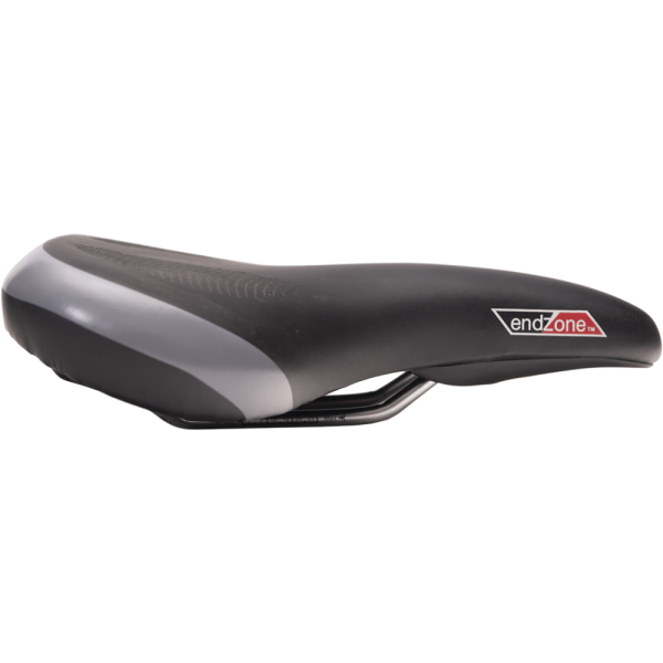 Седло VELO END ZONE VL-6269, 6-146269 комфорт 264х215мм антискользящ. покрытие эластом. черно-серое