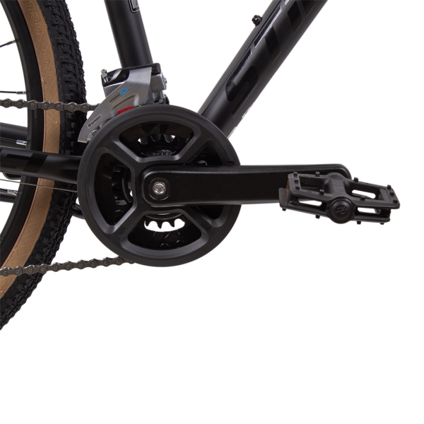 Велосипед STINGER 26" ELEMENT черный, алюминий, размер XS