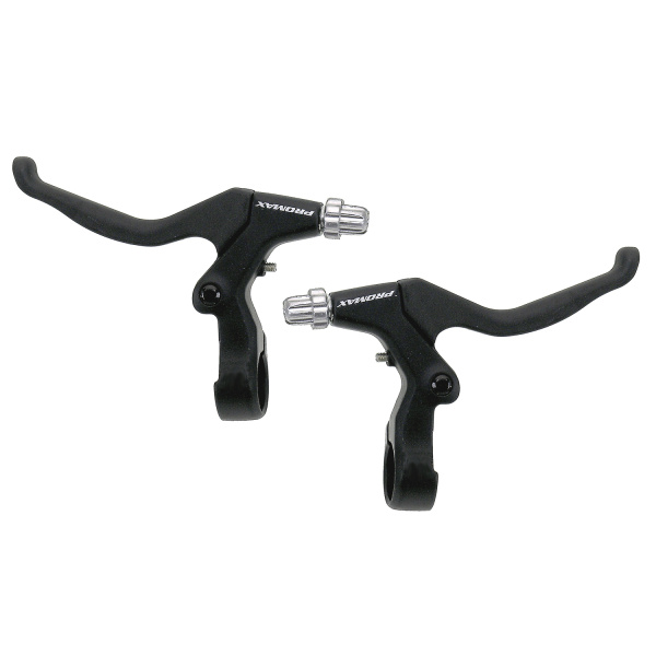 Тормозные ручки PROMAX 5-361497 алюм. V-брэйк/кантелив. регул. черные