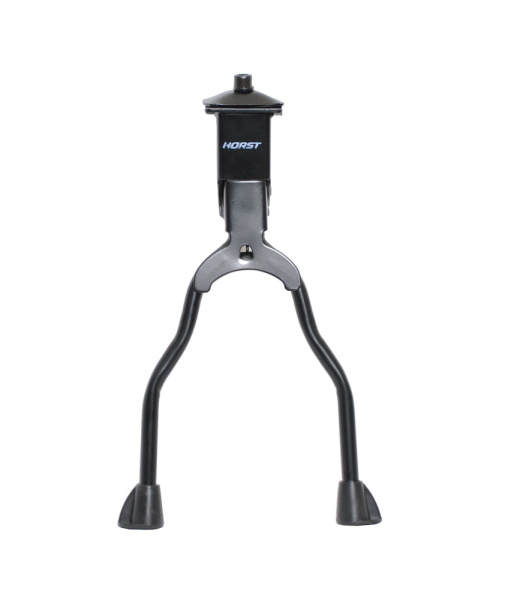 Подножка центр HORST H037, 00-170320, алюм. 26-29" универс. ДВОЙНАЯ, черная