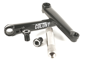 Шатуны 03-002133 Venator Cranks - 3 piece - 22mm 48 spline - 165mm (ось+два шатуна), цвет ED Black, арт. I21-900A COLONY