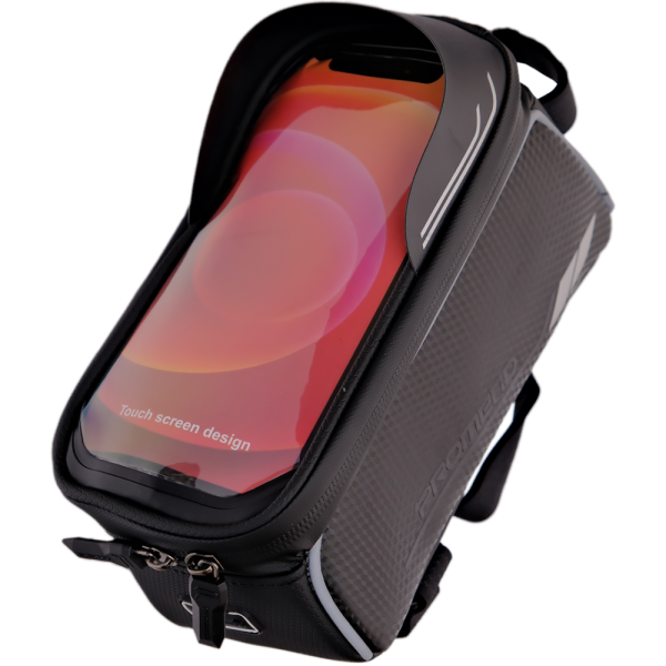 Велосипедная сумка ZBB-14P52N на верхнюю трубу рамы велосипеда, водонепроницаемая, ремешки на липучках, 20 x 13 x 11 см