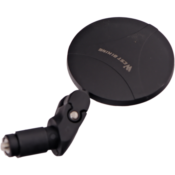 Велосипедное зеркало круглое, регулировка 360", ф7см, длина 14см,  West biking арт. 0720021