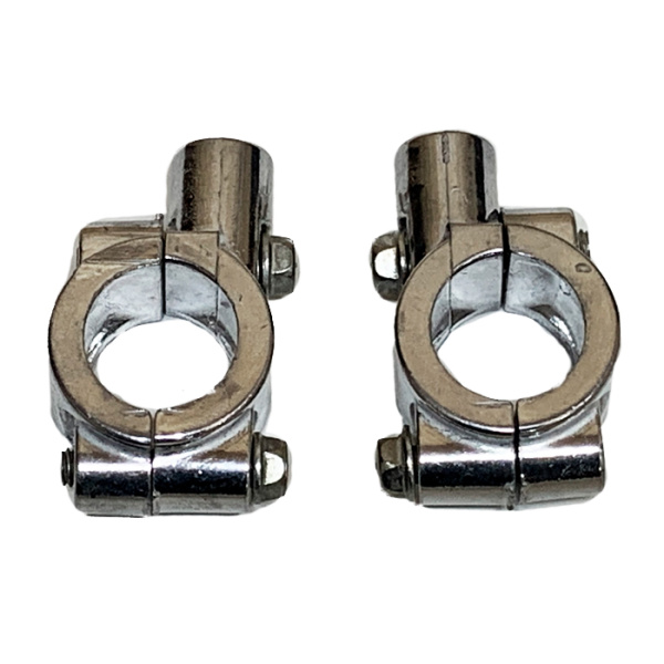 Кронштейн зеркал M10 на руль (цв. хром.)