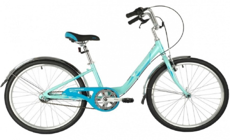 Велосипед NOVATRACK 24" ANCONA алюм.рама 12", зелёный, 3-скор, Shimano NEXUS, пер.торм. V-brake
