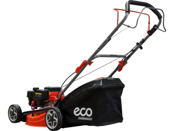 Газонокосилка бензиновая ECO LG-634 самоходная (4.0 л.с., шир. 46 см, самоходная, мульчир., стальн.корпус, травосборник 50 л)