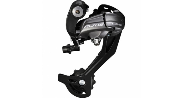 Переключатель задний Shimano Altus ERDM370SGSL 2-4000 9ск. резьба длинный черный инд. уп.