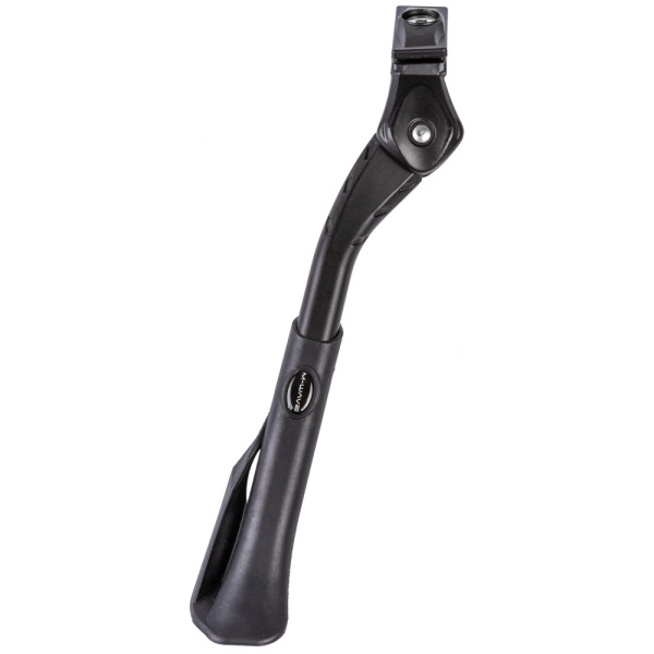 Подножка центр M-WAVE, 5-430734, алюм. 24-29" регул. с планкой, подходит к ЭЛЕКТРО ВЕЛО, черная