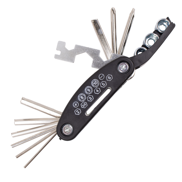 Набор инструментов West Biking для ремонта велосипеда, 15 в 1, сталь