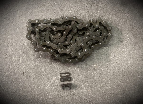 Цепь вело (001) Х410, 112зв., 1/2 X 1/8, для дорожного велосипеда, с замком. "MAYA"  (упак 50 шт)