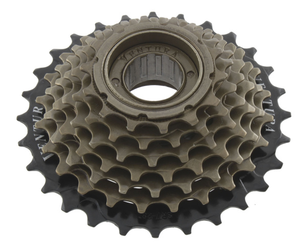 Трещотка 5ск. VENTURA, 5-700173, 14-28Т, черно-коричн., HG-копия SHIMANO-совместимая