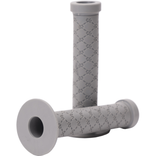 Ручки .С100 на руль 3-402 резин. BMX 145мм торц. защита+защита от проскальз.+1фикс. СЕРЫЕ CLARK`S