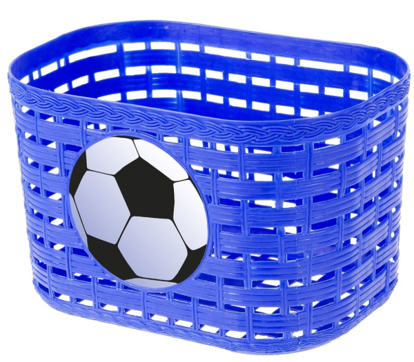 Корзина 5-431549 детская 20х14х13см пласт. универс. крепл. на руль/багаж. (48) синяя