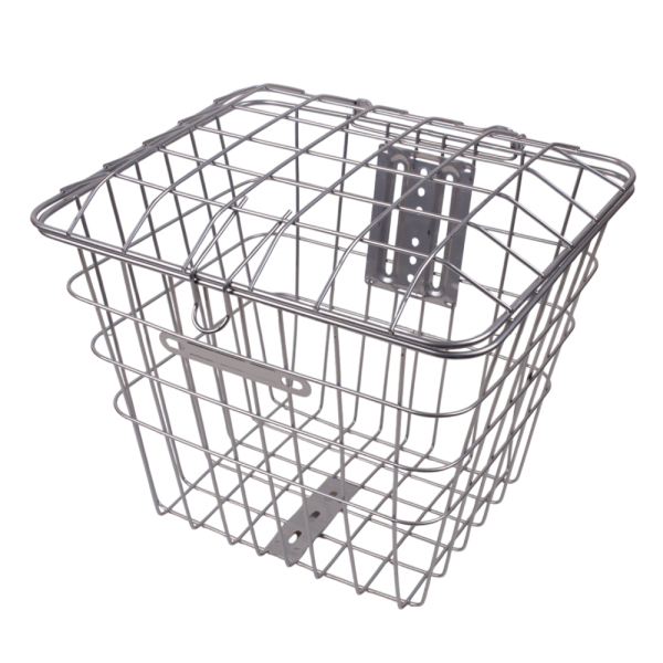 Корзина усиленная большая сетка с крышкой 330*290*260мм без усов и рулевой пластины