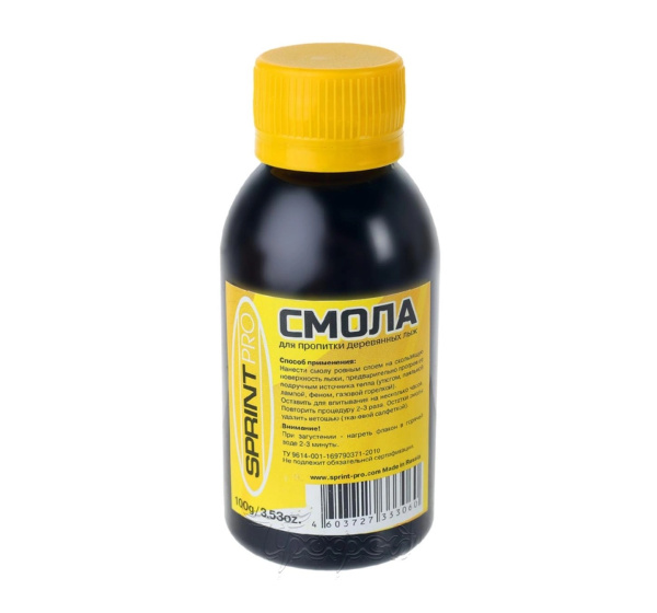Смола лыжная ПЭТ флакон, 100 гр.