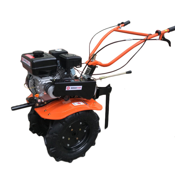 Культиватор TITAN TN-950 PRO, двигатель 170F (GX210) 7,5 лс, ремень, шкив 3R, ск. 2F/1, фреза 3(2+1) (по 4 ножа, куль-ция 85 / 60 см), колеса 5.00-10
