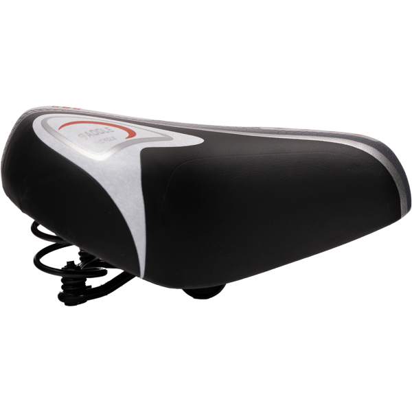 Седло (014) на пружинах, размер 240х205  (цвета: черн./сер., черн./син., черн./красн.) (упак 30 шт)