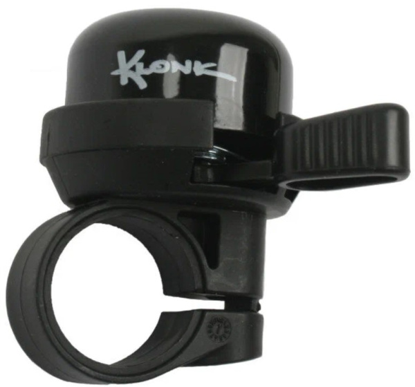 Звонок, механический, KLONK, черный, 10450