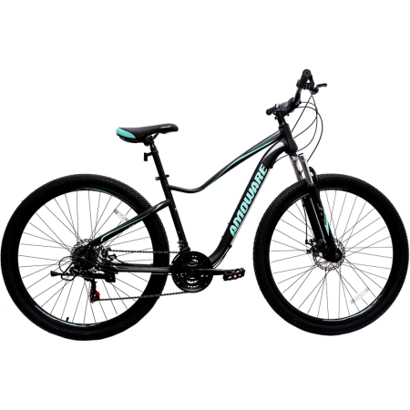 Велосипед AMOWARE (27,5 рост 17") Черный/бирюзовый