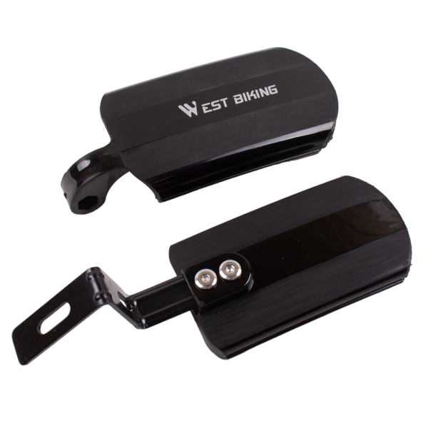 Крылья для велосипеда 24-27.5" телескопические, развижные, на подседельный штырь, West Biking