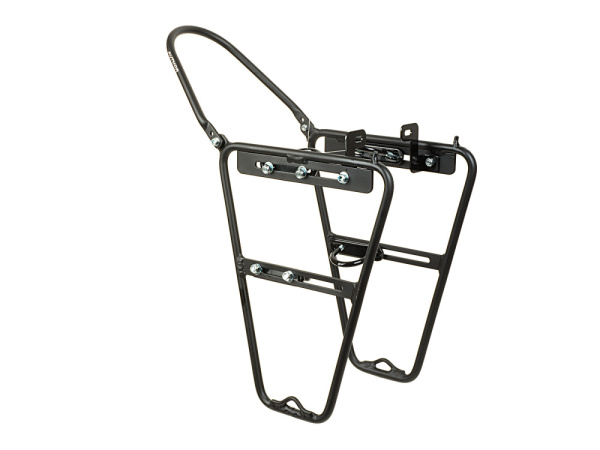 Багажник 26-29" передний, 8-15201301, алюм. унив. креп. к вилке д/боков. сумок, черн AUTHOR