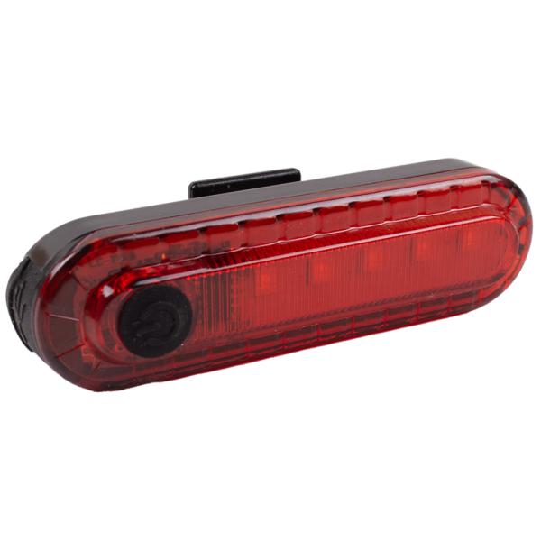 Велофонарь задний West Biking, 50 лм, USB-подзарядка, 4 режимов работы, вес 26,5 г, пластик, 7×2 см, 330 mAh