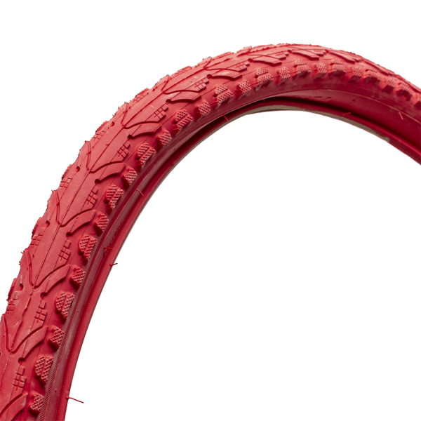 Покрышка 26х1,95 (50-559) KENDA KHAN K935, 5-524688, п/слик КРАСНАЯ