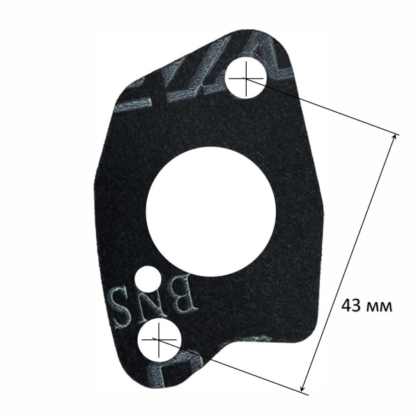 Прокладка карбюратора №2 (карбюратор/переходник) 168F-170F, GX200-GX210