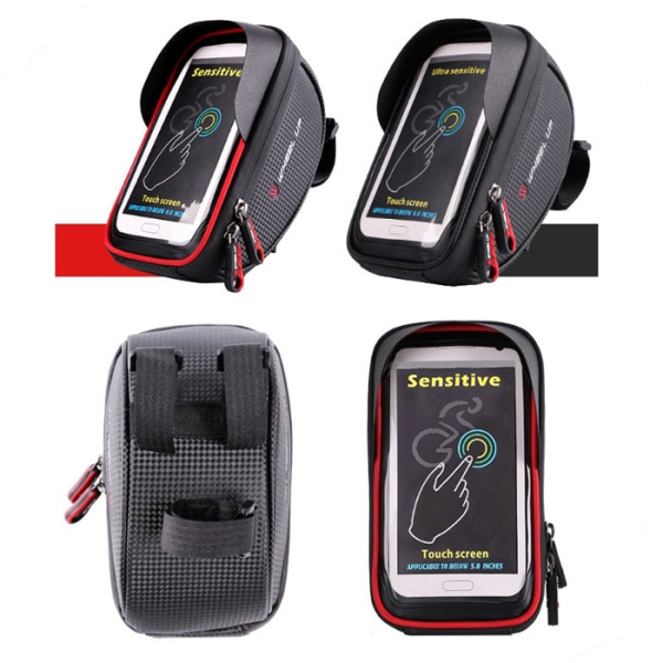 Сумка на руль с отдел. для телефона, водонепроницаемая.