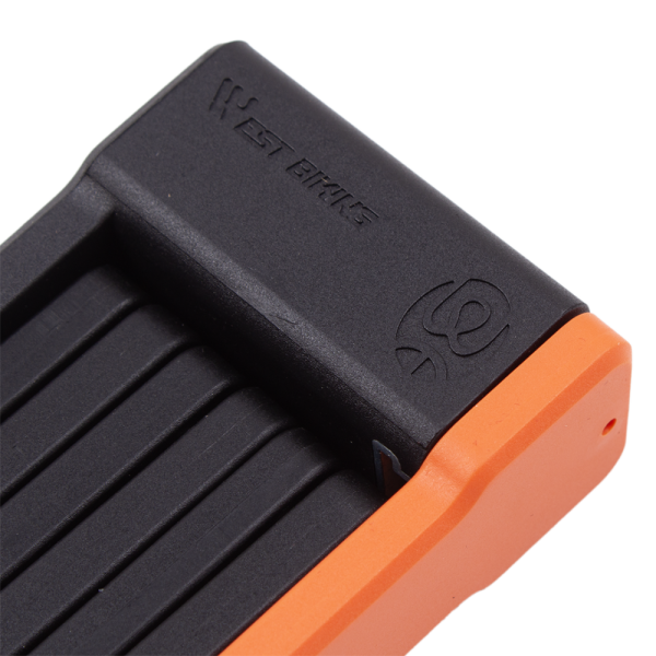 Складной велосипедный замок West Biking 63 см. для e-bike и велосипедов, с 4-значным кодовым механизмом, сталь