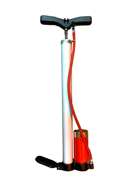 Насос ручной (006) напольный (АЛЮМИНИЙ) с манометром,шланг A/V