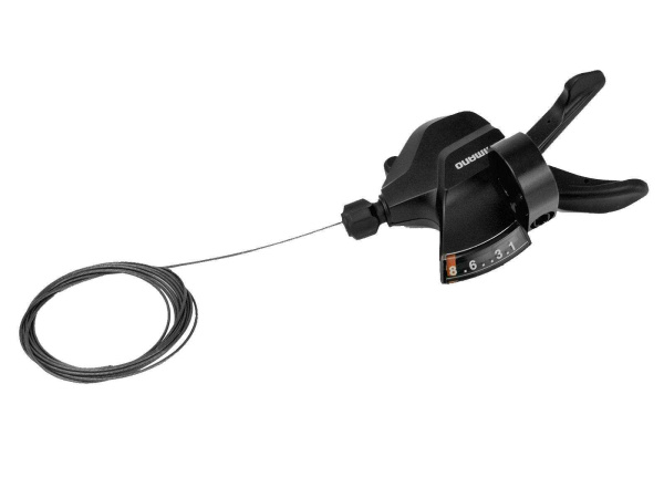 Перекл-ль ALTUS ASLM3158RA 2-8048 RAPIDFIRE PLUS 8ск. прав трос. нерж. черный SHIMANO