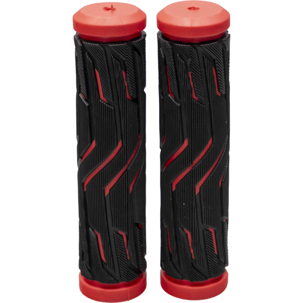 Грипсы велосипедные, 130 мм, YW-BT-279 (черно-красные, черно-зеленые, черно-фиолетовые)