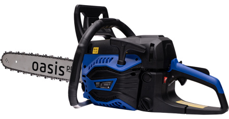 Бензиновая цепная пила Oasis GS-5618 Pro, двигатель 56 куб.см, 2,8 кВт / 3,8 л.с., 18"/45 см, .325", 1,5 мм, 72 зв., легкий старт