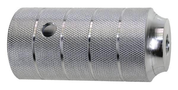 Пеги 5-329984 на ось BMX 50х110 алюминий резьба М14х1.0 серебр.