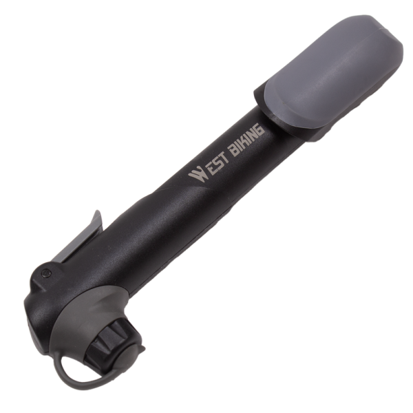 Ручной велонасос West Biking, алюм, 7 Bar, ультралегкий 86 г
