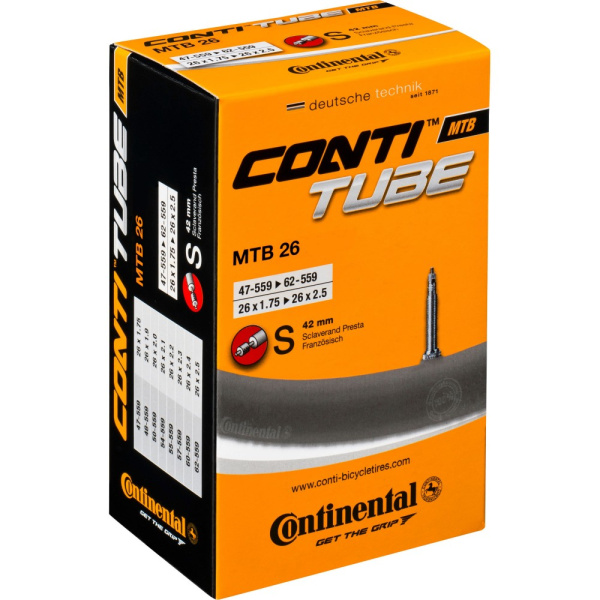 Камера.  26x1.90-2.40 спорт 42мм 02-0181631 MTB 26 x 1,9 - 2,4 CONTINENTAL