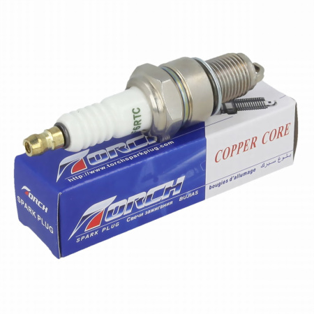 Свеча зажигания TORCH F6RTC (Китай), для двигателя мотоблока, культиватора и газонокосилок, аналог BRISK LR15YC, NGK BPR6ES, CHAMPION RN9YC