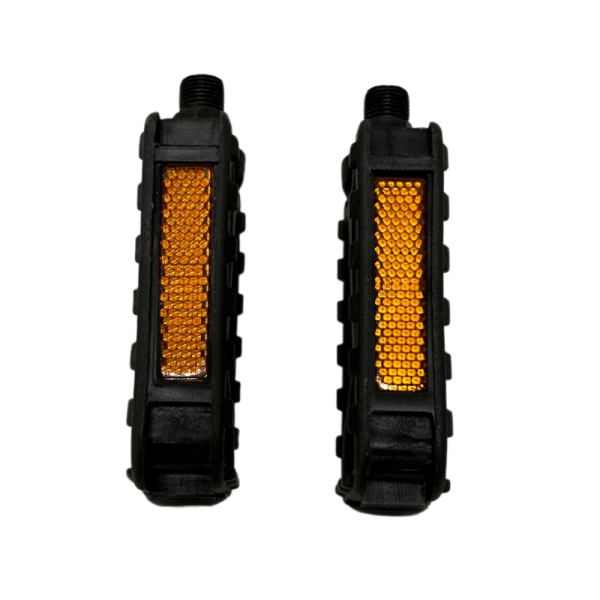 Педали М14*1,25, пластмассовые к дорожному, метрическая резьба, 65150, Deepak,  (упак=50пар.), цена за пару. - 5,5р., от упак=4,95р