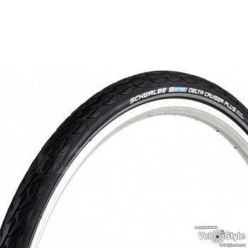 Покрышка. 24x1,00 3/8 (37-540) 05-11159009  DELTA CRUISER PLUS PunctureGuard, TwinSkin B/B+RT HS392 SBC 50EPI SCHWALBE